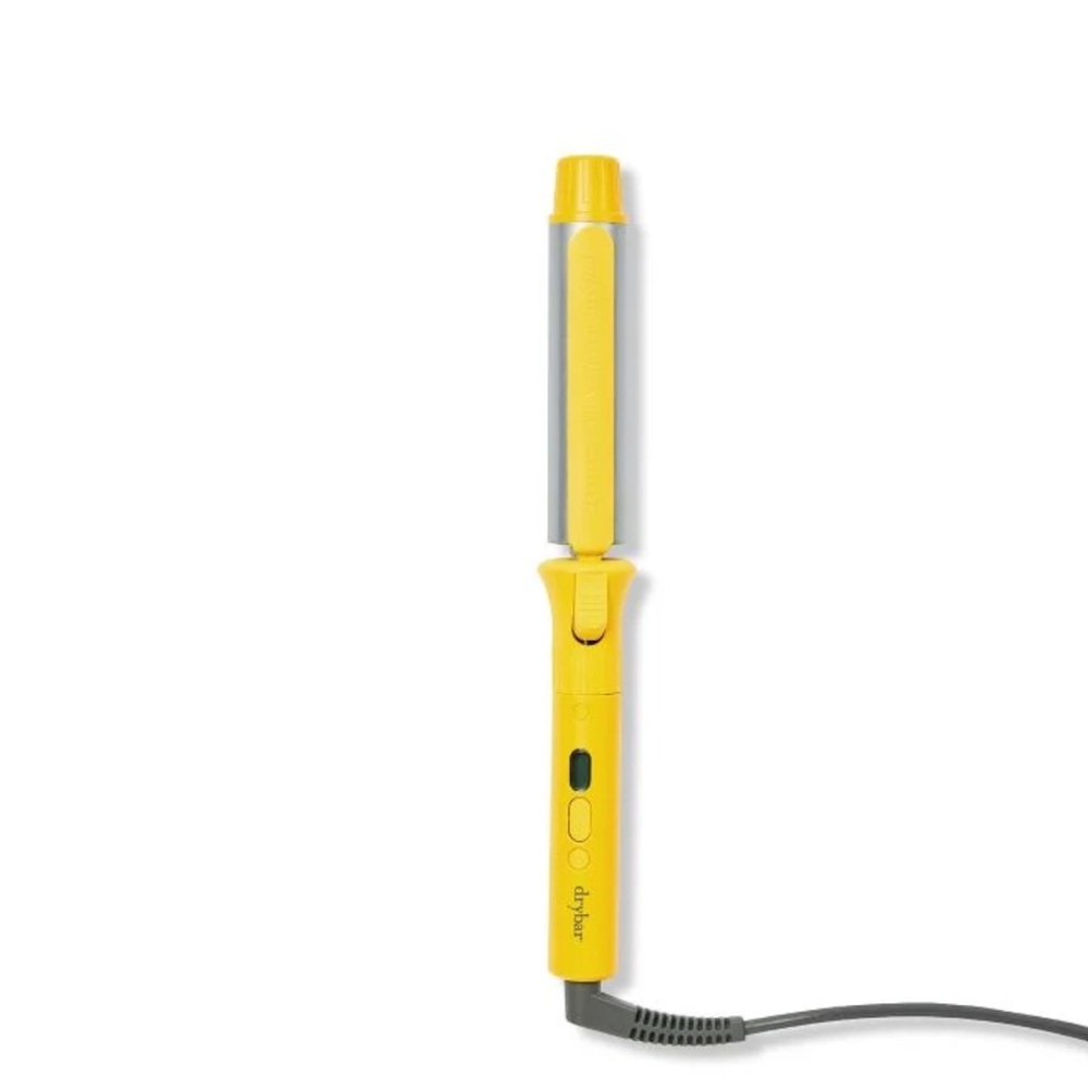 Drybar Yellow and Silver Curling Iron